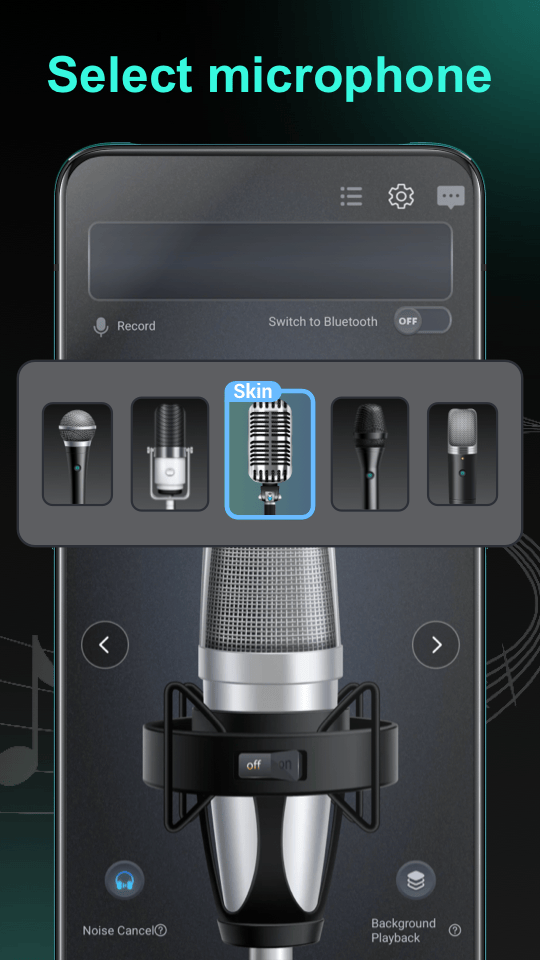 Microphone App Screenshot